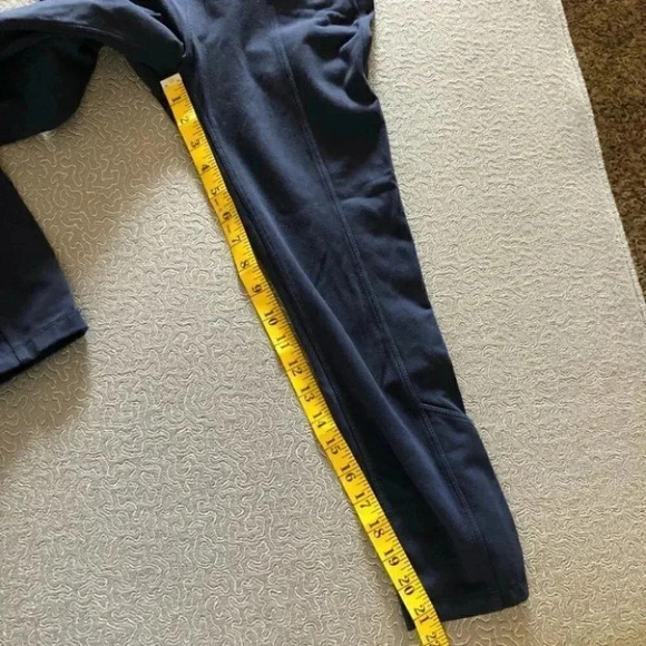Athleta Metro Capri Crop Dark Blue Navy Leggings Tights Yoga Pants High Waist:XS - Picture 11 of 15